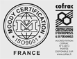 Certifications Moody et Cofrac